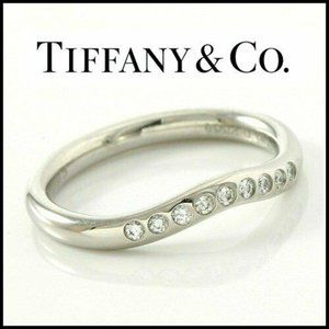 Tiffany & Co. Platinum 0.12ct Genuine Diamond Ring